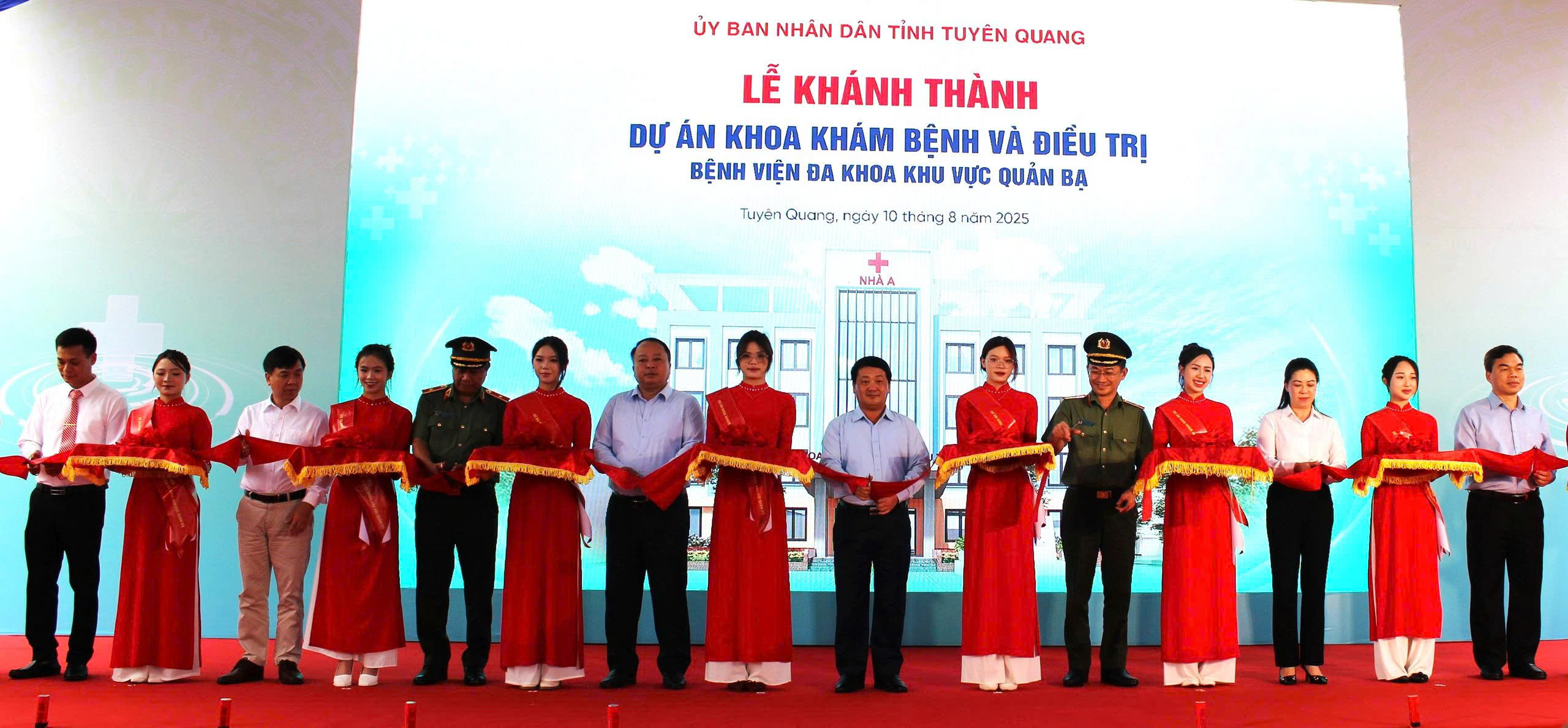 VIDEO. Lễ khánh thành Công trình Khoa khám bệnh và điều trị - Bệnh viện Đa khoa khu vực Quản Bạ
