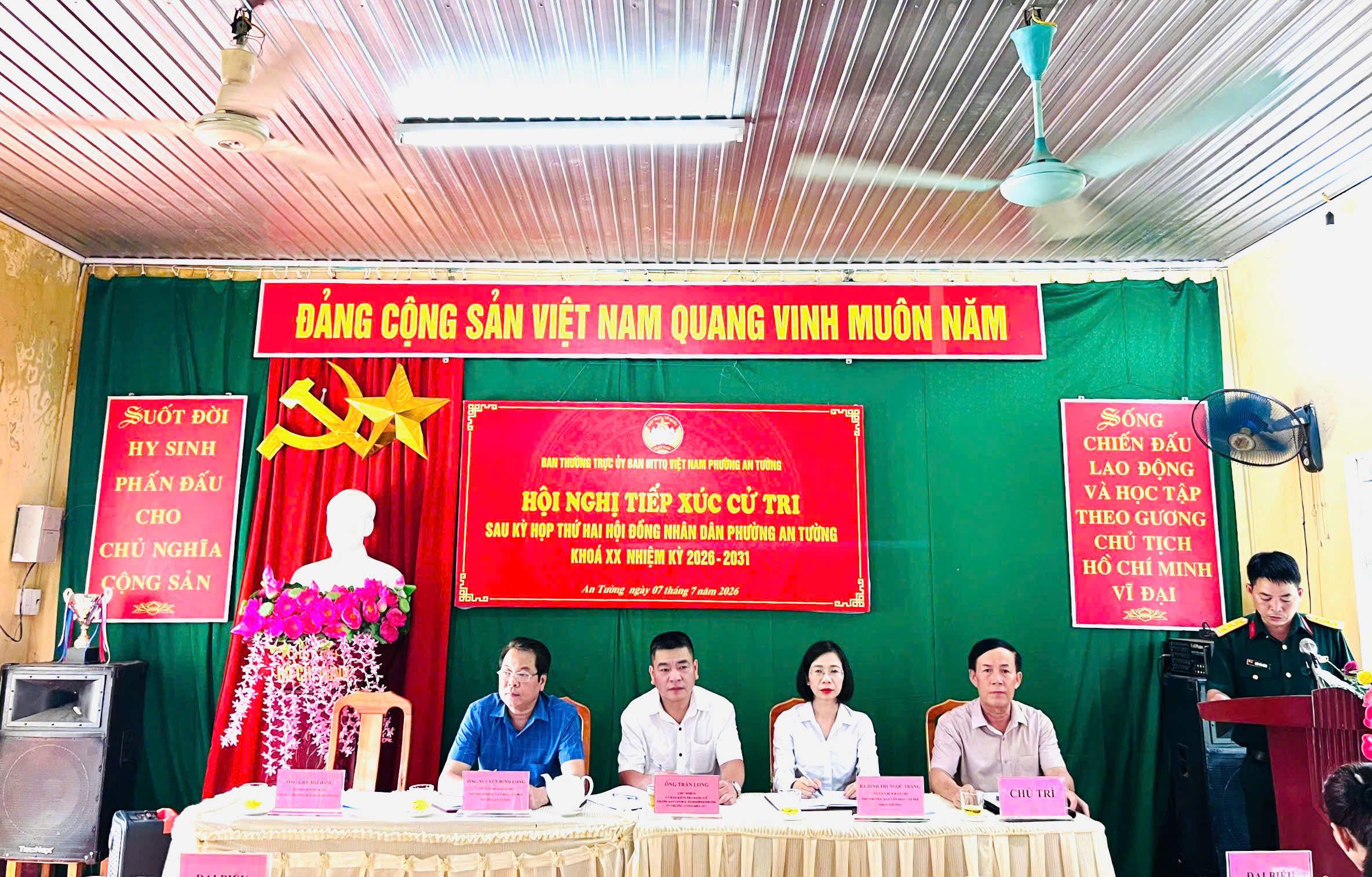 Tổ đại biểu số 01 HĐND phường An Tường tiếp xúc cử tri sau Kỳ họp thứ hai HĐND phường An Tường khoá XX, nhiệm kỳ 2026-2031