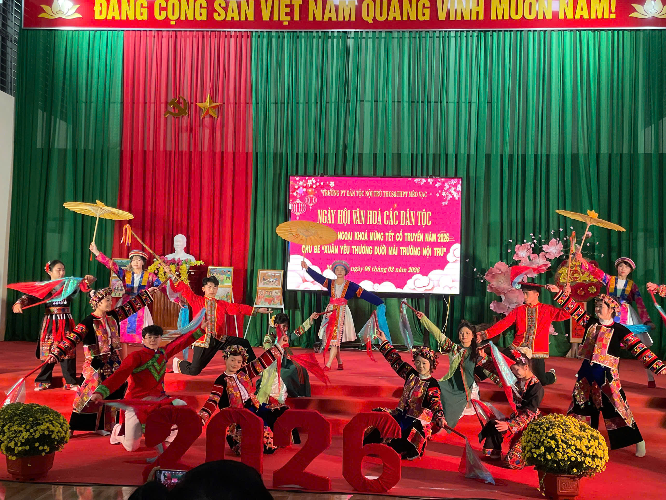 Ngày hội văn hoá các dân tộc gắn với hoạt động ngoại khoá mừng Tết cổ truyền năm 2026