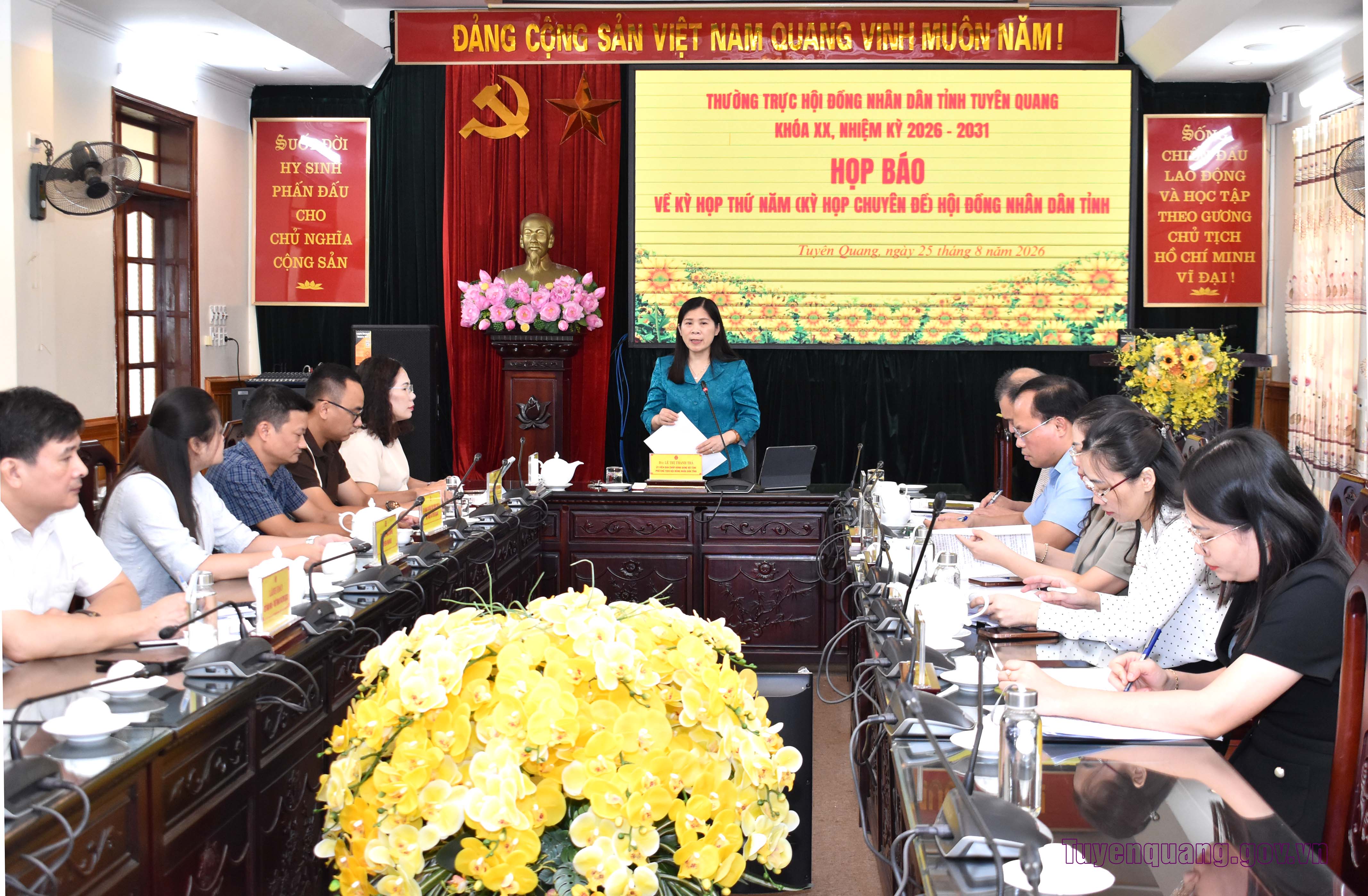 Kỳ họp thứ năm HĐND tỉnh khóa XX dự kiến nhiều nội dung quan trọng