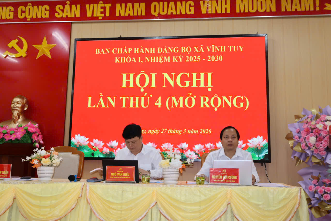 Hội nghị Ban Chấp hành Đảng bộ xã lần thứ tư (mở rộng)