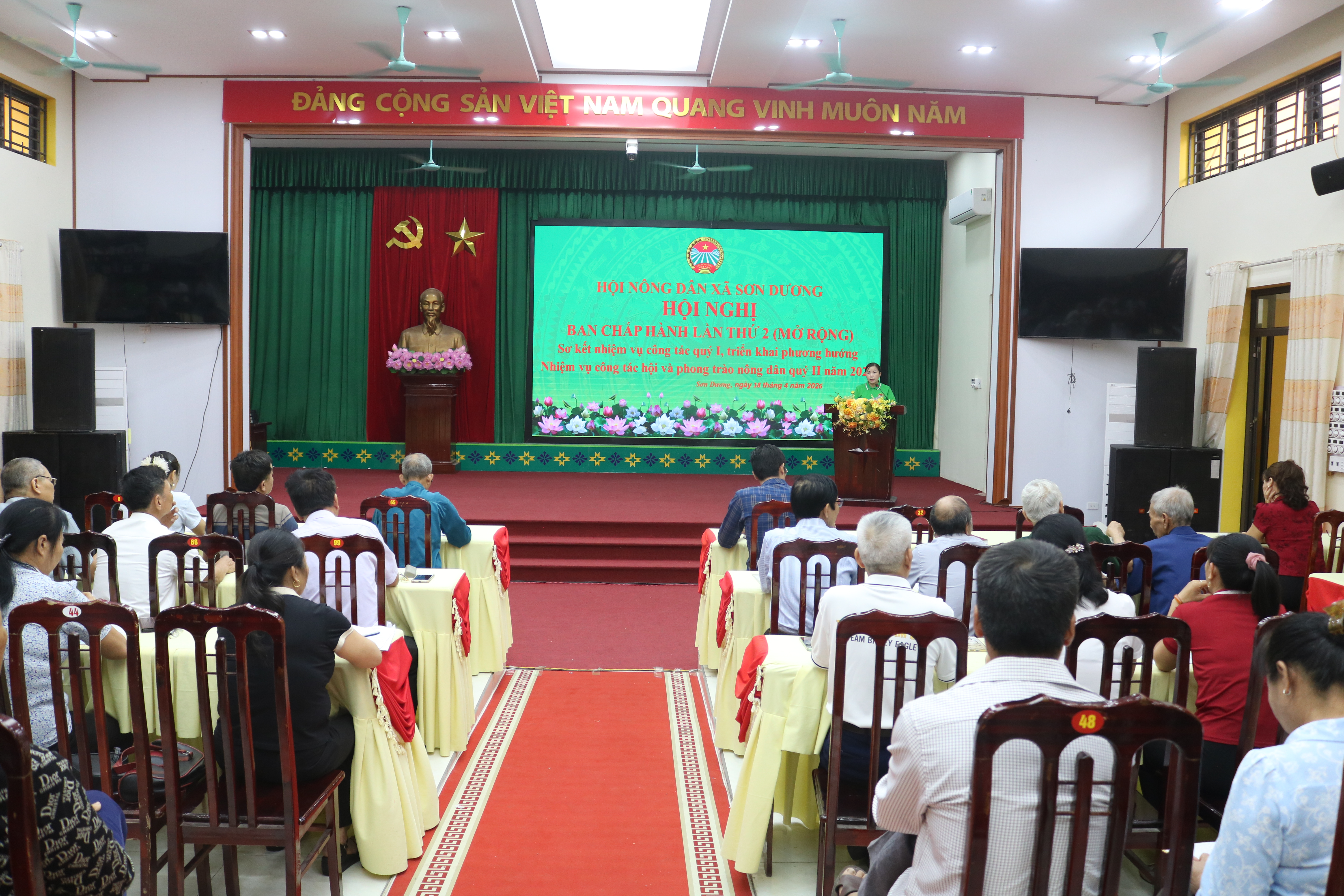 Hội Nông dân xã Sơn Dương tổ chức hội nghị sơ kết công tác quý I năm 2026