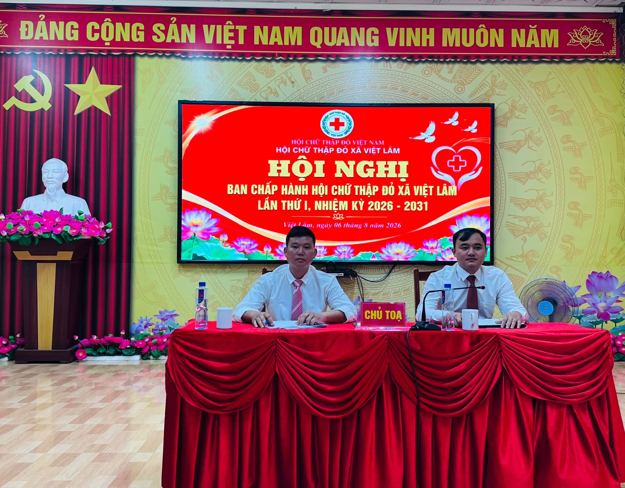 HỘI NGHỊ BAN CHẤP HÀNH HỘI CHỮ THẬP ĐỎ XÃ VIỆT LÂM LẦN THỨ I, NHIỆM KỲ 2026 - 2031