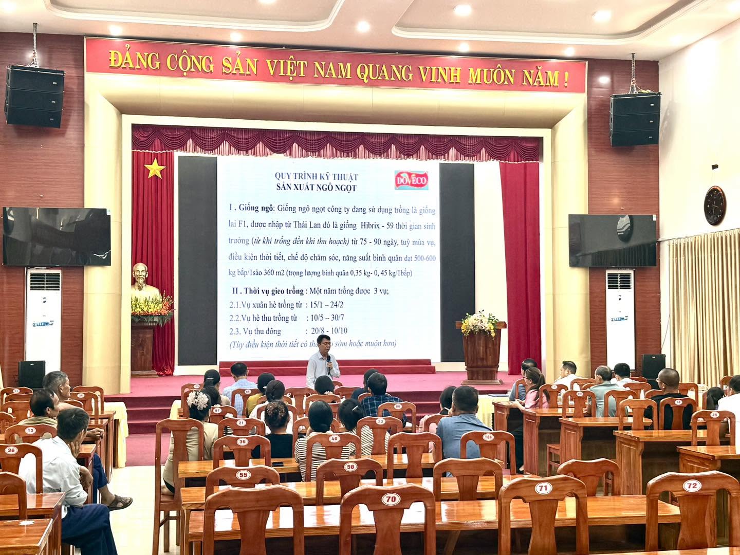 Hàm Yên tổ chức tập huấn, khảo sát thực địa triển khai liên kết trồng ngô ngọt và Dứa Queen