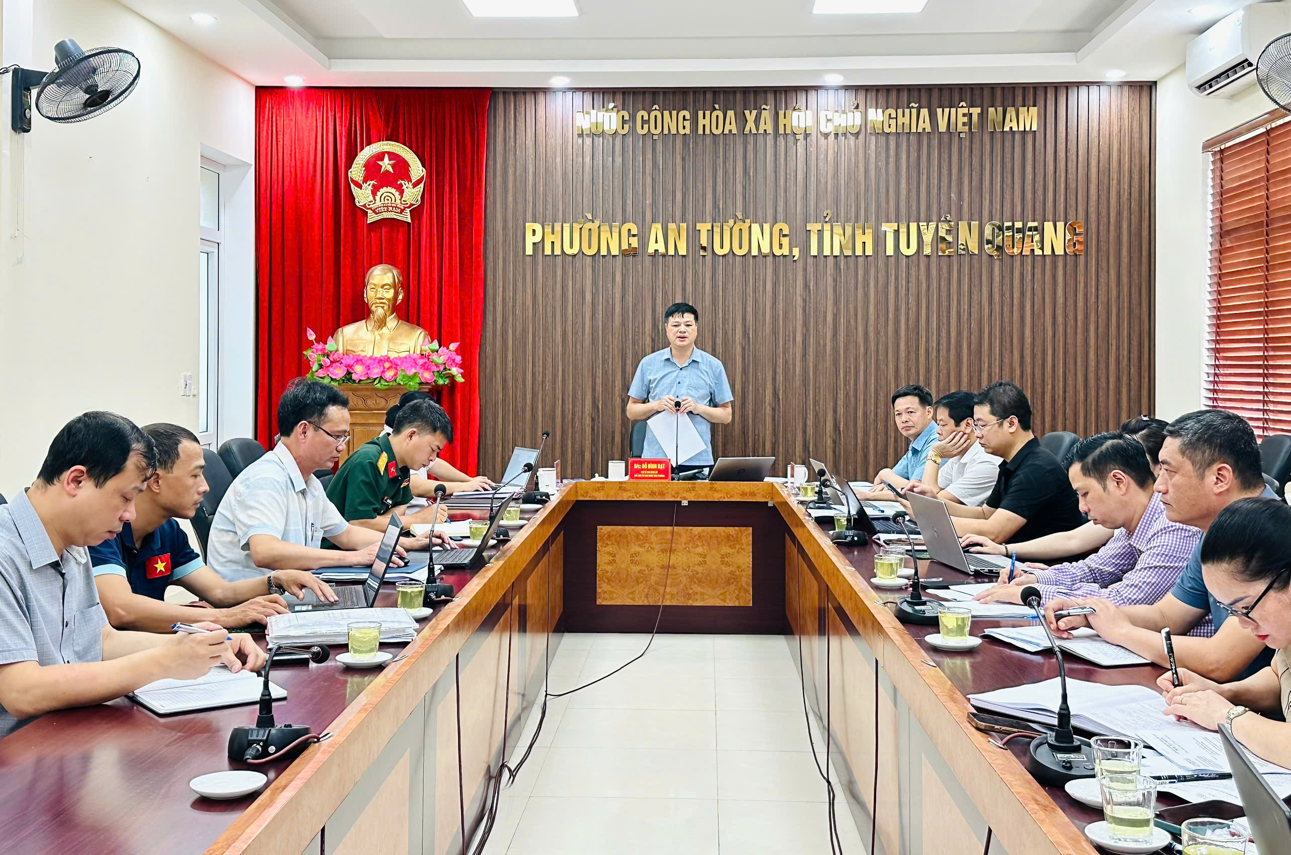 UBND phường An Tường họp phiên thường kỳ tháng 6 năm 2026