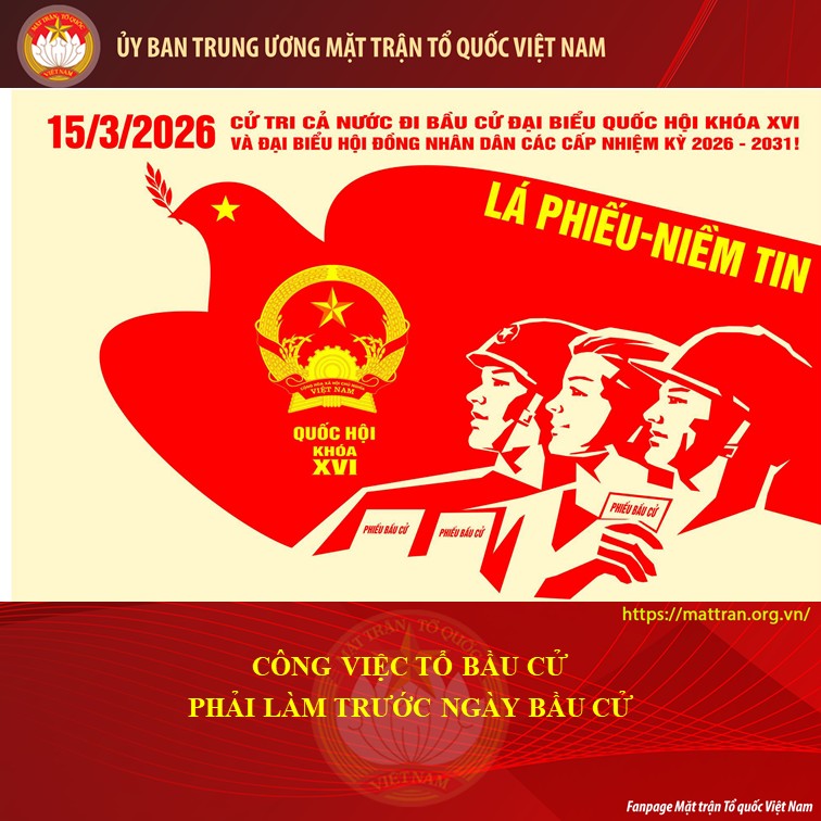 CÔNG VIỆC TỔ BẦU CỬ PHẢI LÀM TRƯỚC NGÀY BẦU CỬ