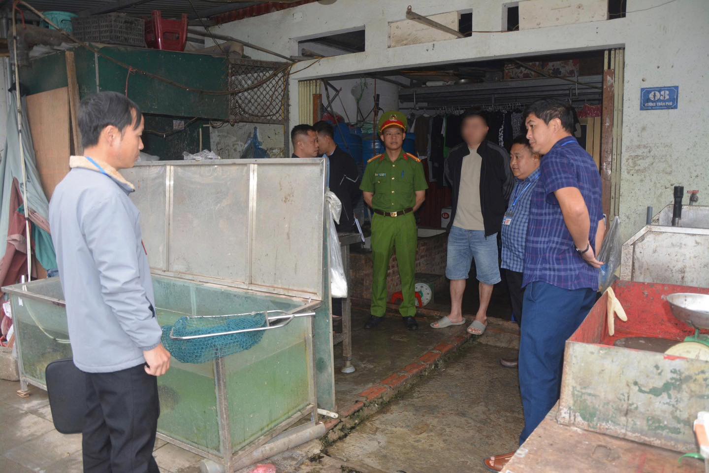 Xã Đồng Văn kiểm tra các cơ sở giết mổ trên địa bàn xã