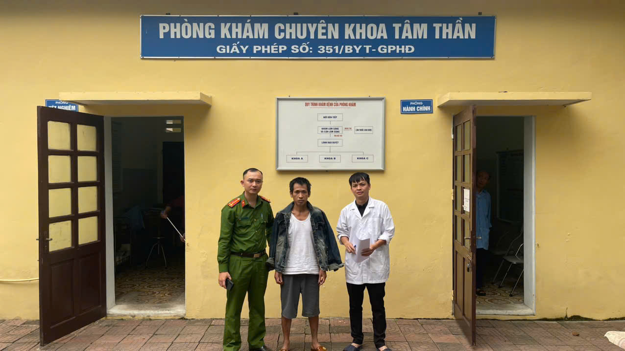 CÔNG AN XÃ CHIÊM HOÁ TIẾP TỤC TĂNG CƯỜNG PHÒNG NGỪA NGƯỜI TÂM THẦN VI PHẠM PHÁP LUẬT