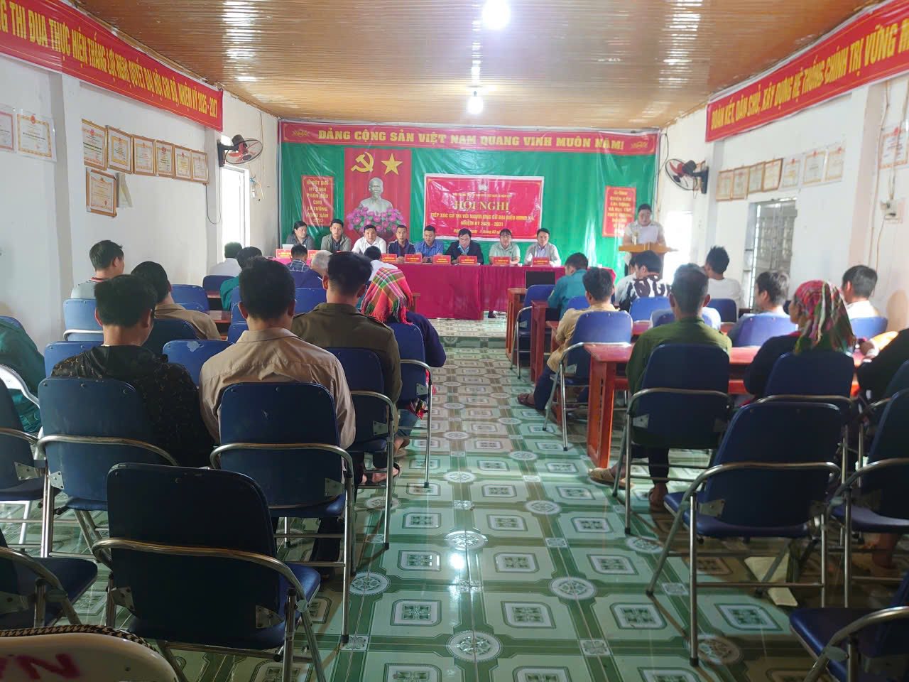 Ban Thường trực Ủy ban Mặt trận Tổ quốc Việt Nam xã Nậm Dịch tổ chức Hội nghị tiếp xúc cử tri với người ứng cử đại biểu Hội đồng nhân dân xã nhiệm kỳ 2026–2031.