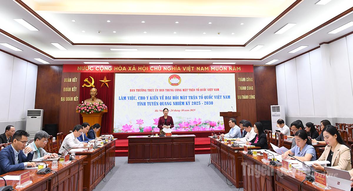 Làm nổi bật, đánh giá toàn diện về những kết quả đạt được của MTTQ Việt Nam tỉnh Tuyên Quang