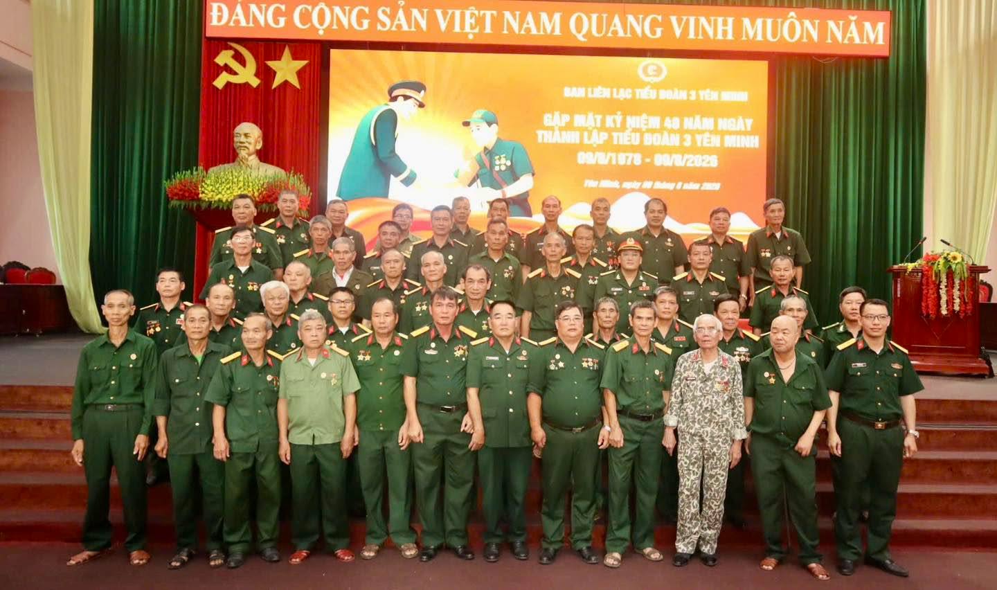 TIỂU ĐOÀN 3 YÊN MINH GẶP MẶT KỶ NIỆM 48 NĂM NGÀY THÀNH LẬP