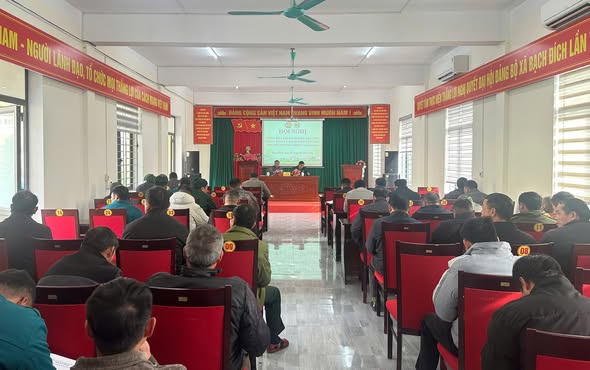 HỘI CCB VÀ HỘI NÔNG DÂN XÃ BẠCH ĐÍCH TỔ CHỨC HỘI NGHỊ TỔNG KẾT CÔNG TÁC HỘI NĂM 2025 VÀ TRIỂN KHAI PHƯƠNG HƯỚNG, NHIỆM VỤ NĂM 2026