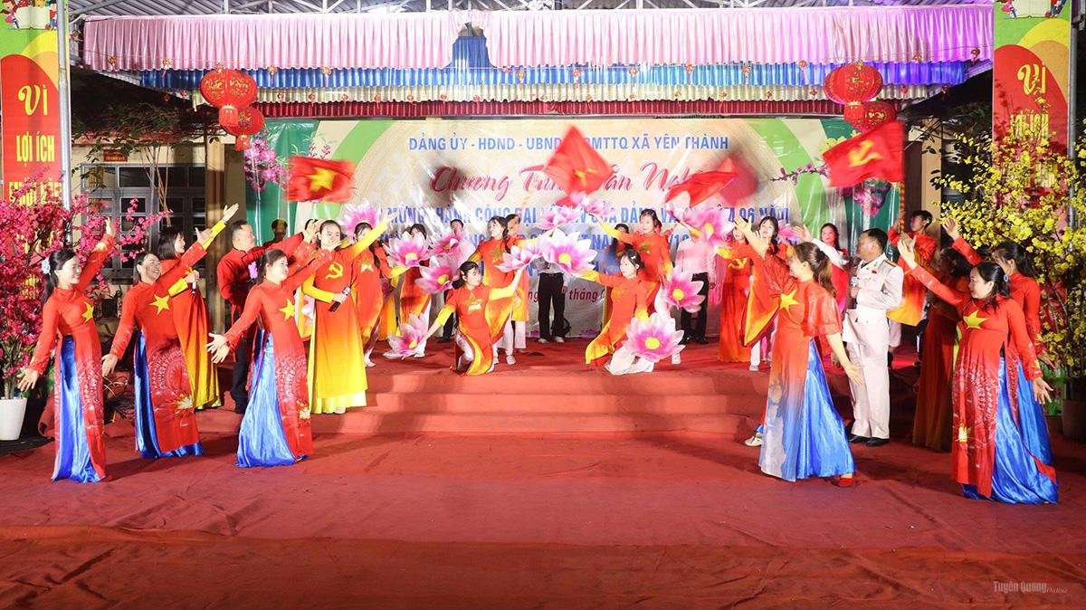 xã Yên Thành tổ chức Chương trình nghệ thuật với chủ đề “Mùa Xuân dâng Đảng” chào mừng thành công Đại hội đại biểu toàn quốc lần thứ XIV của Đảng; kỷ niệm 96 năm Ngày thành lập Đảng Cộng sản Việt Nam (3/2/1930 - 3/2/2026) và Tết Nguyên đán Bính Ngọ năm 2026.