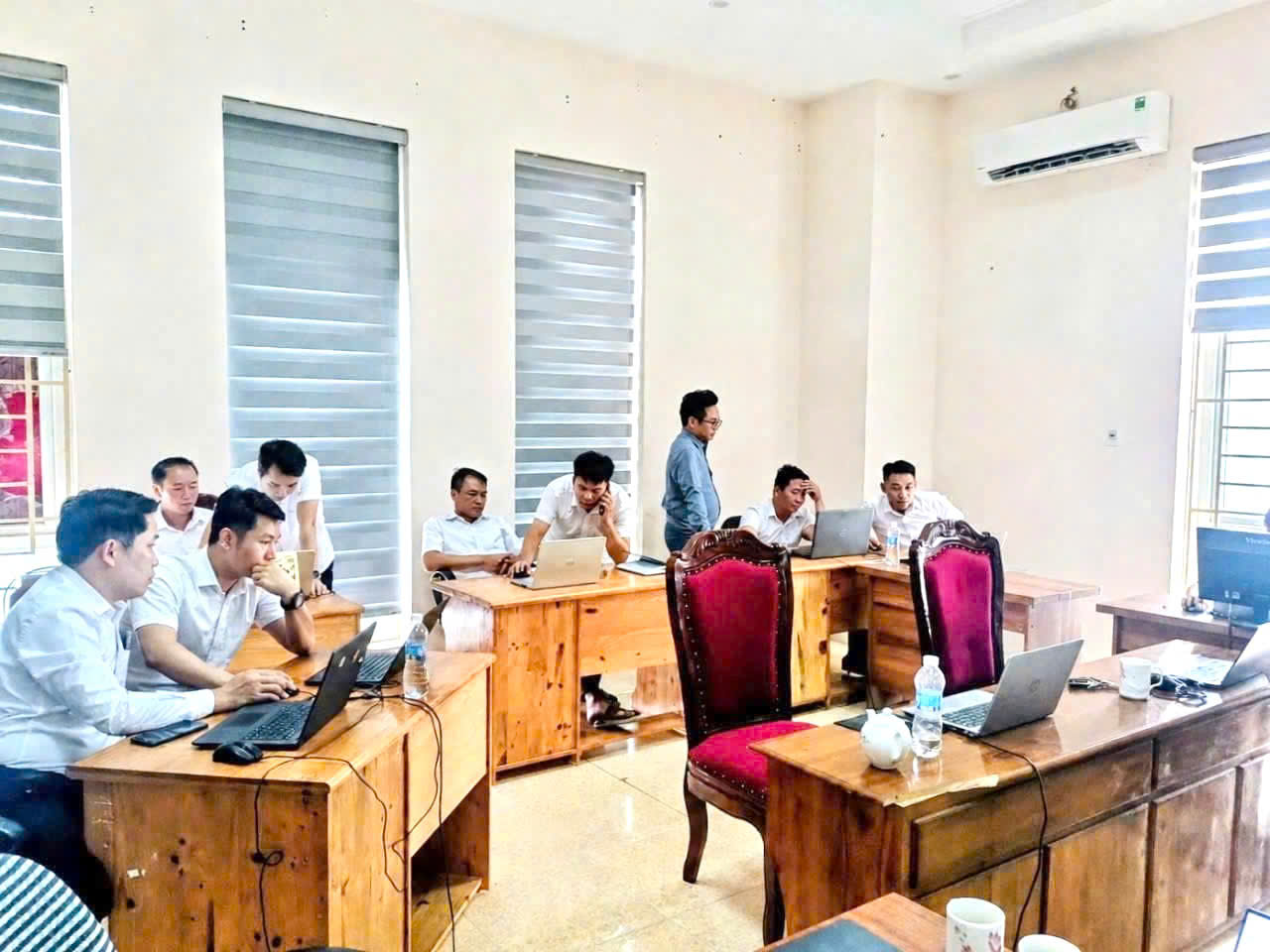 Tập huấn ứng dụng QGIS trong quản lý dữ liệu và xây dựng bản đồ chi trả dịch vụ môi trường rừng tại Quỹ bảo vệ và Phát triển rừng tỉnh Tuyên Quang