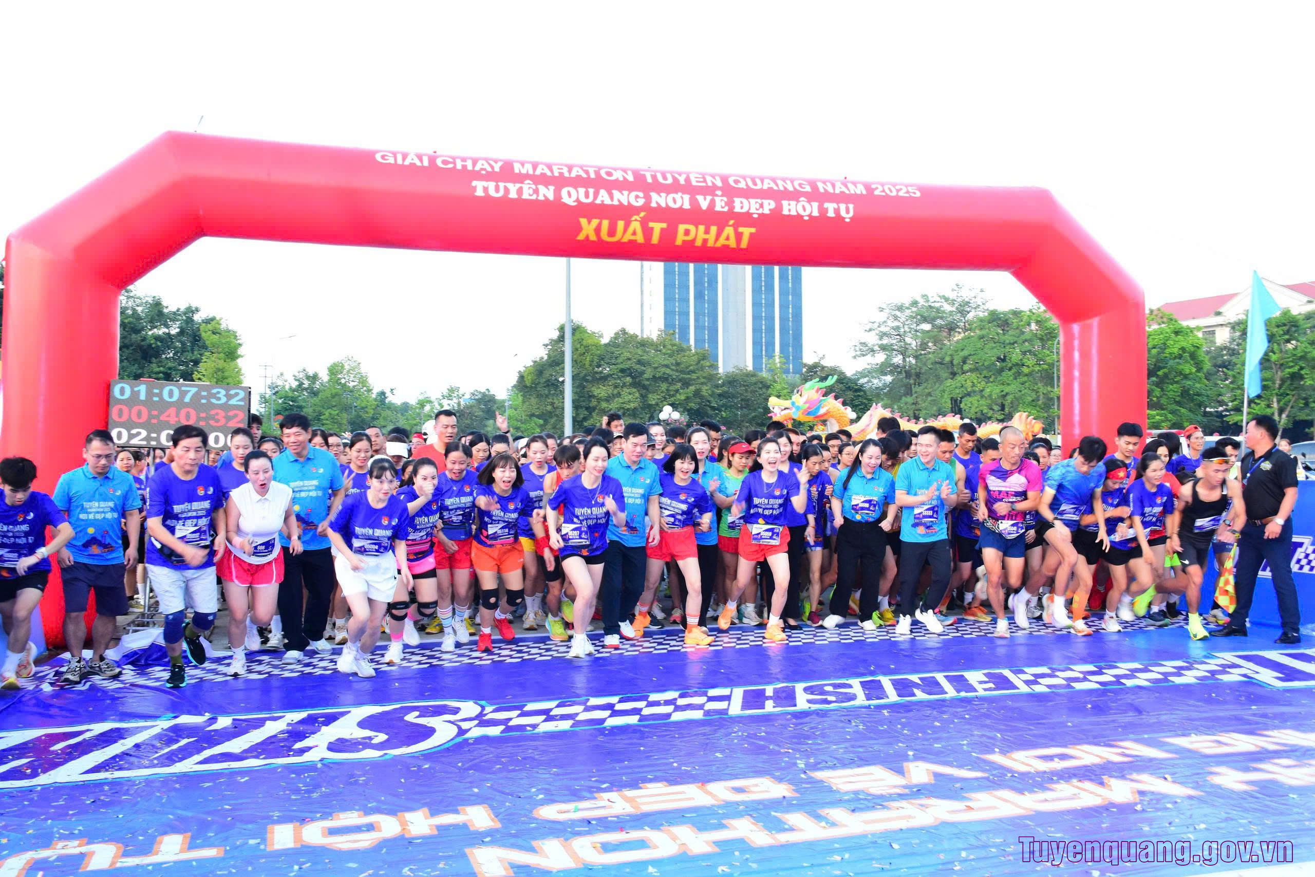 Giải Marathon “Tuyên Quang - Nơi vẻ đẹp hội tụ” năm 2025: Quảng bá du lịch, thúc đẩy phong trào thể thao
