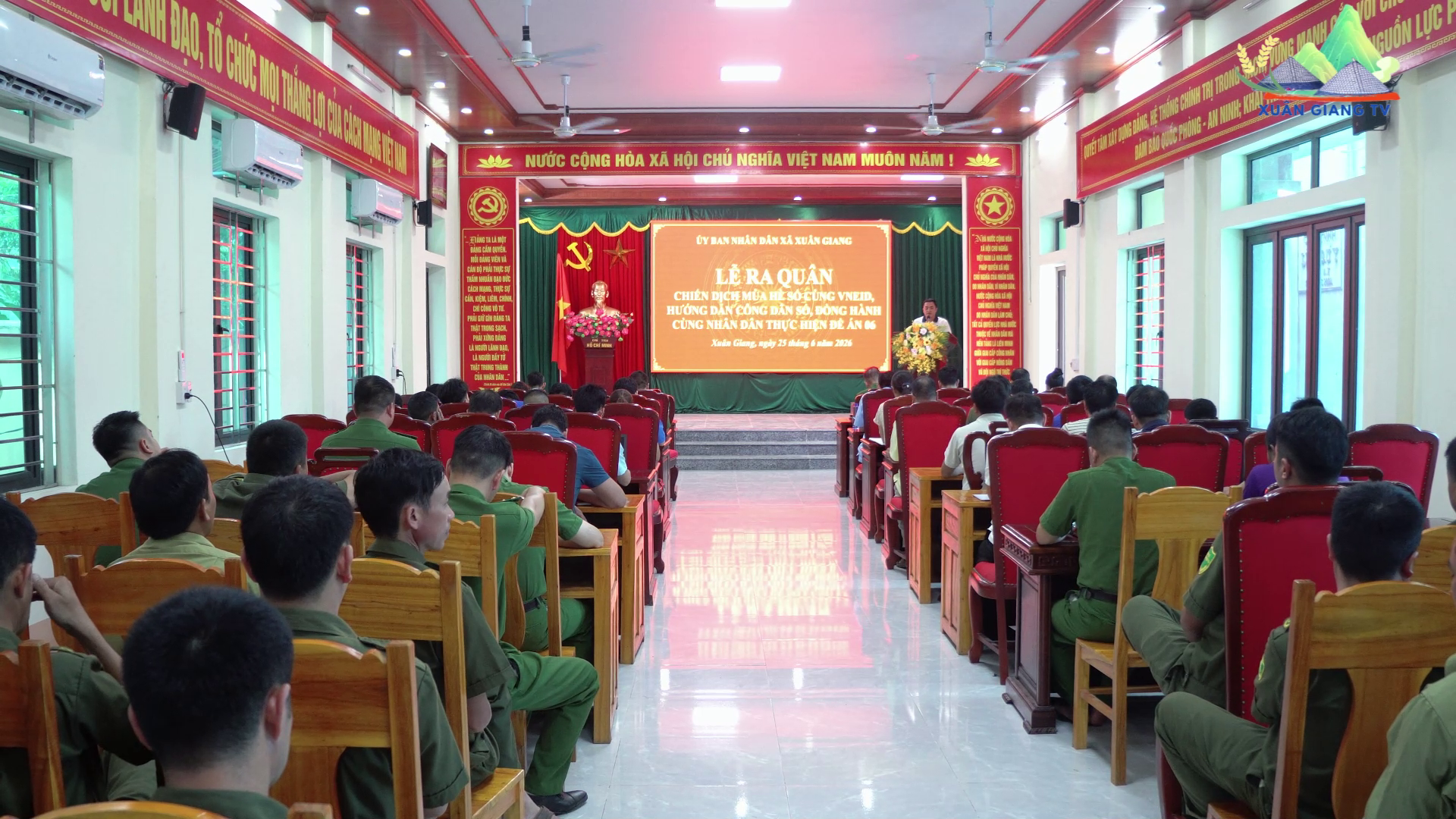Lễ phát động ra quân thi đua triển khai chiến dịch “Mùa hè số cùng VNeiD – hướng dẫn công dân số, đồng hành cùng nhân dân thực hiện Đề án 06”.