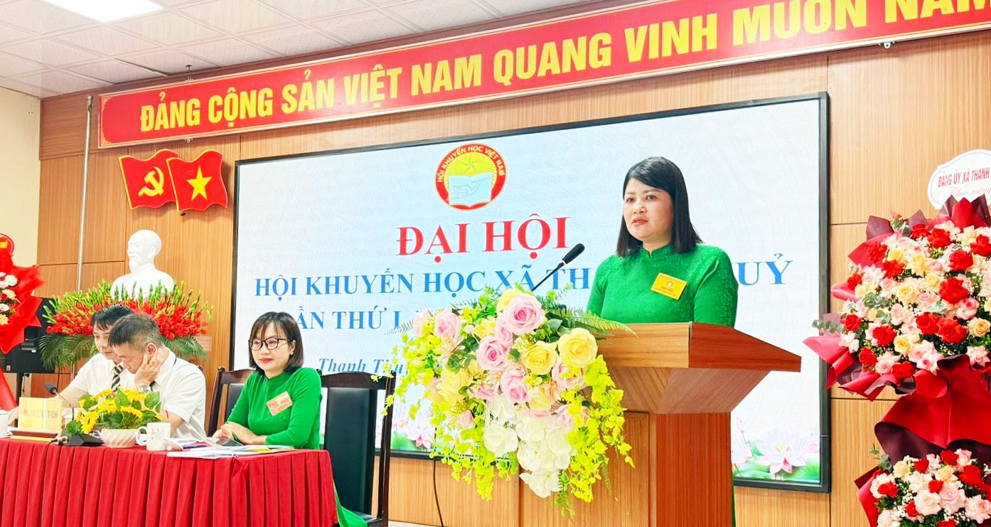 Đại hội Hội Khuyến học xã Thanh Thủy (Tuyên Quang) lần thứ I, nhiệm kỳ 2026-2031