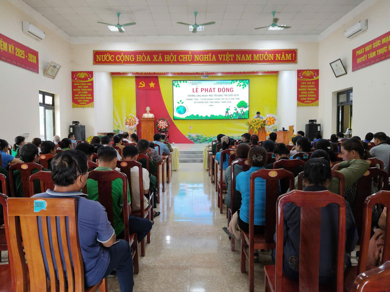 XÃ TÂN AN TỔ CHỨC LỄ PHÁT ĐỘNG HƯỞNG ỨNG NGÀY MÔI TRƯỜNG THẾ GIỚI 5/6