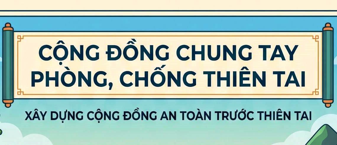 Cộng đồng chung tay phòng, chống thiên tai