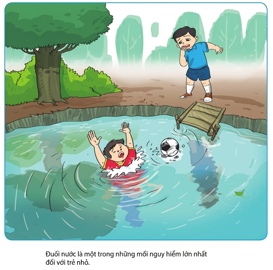 Nguy cơ đuối nước trong mùa lũ lụt, cách xử trí và các biện pháp dự phòng đuối nước