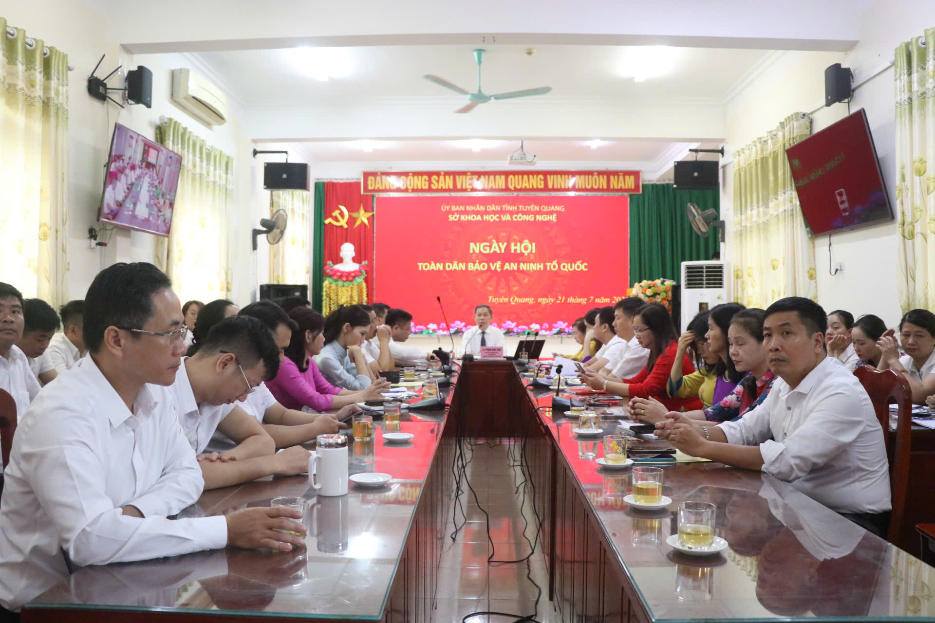 Ngày hội Toàn dân bảo vệ an ninh tổ quốc tại Sở Khoa học và Công nghệ tỉnh Tuyên Quang