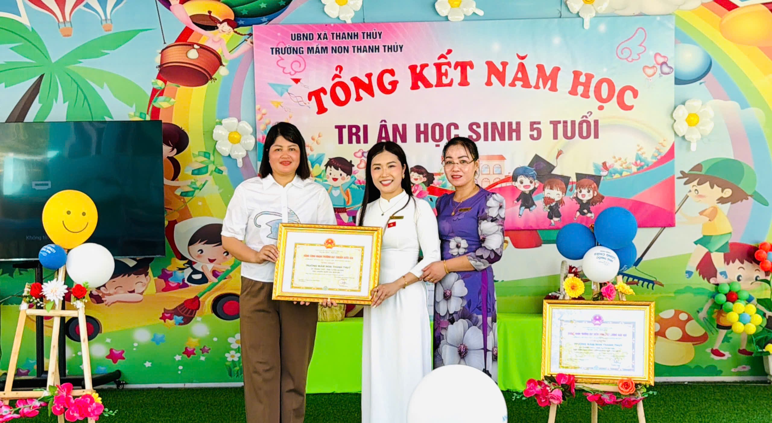 LỄ TỔNG KẾT NĂM HỌC TRƯỜNG MẦM NON THANH THỦY.