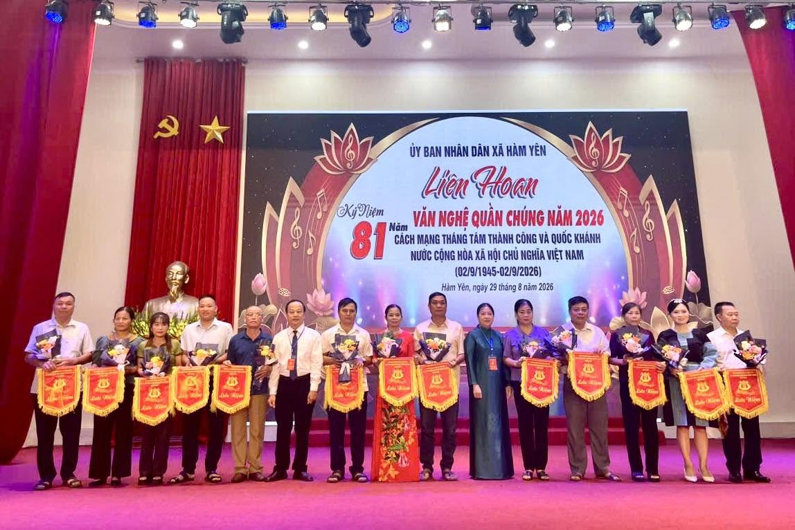 Hàm Yên tổ chức thành công Liên hoan văn nghệ quần chúng năm 2026
