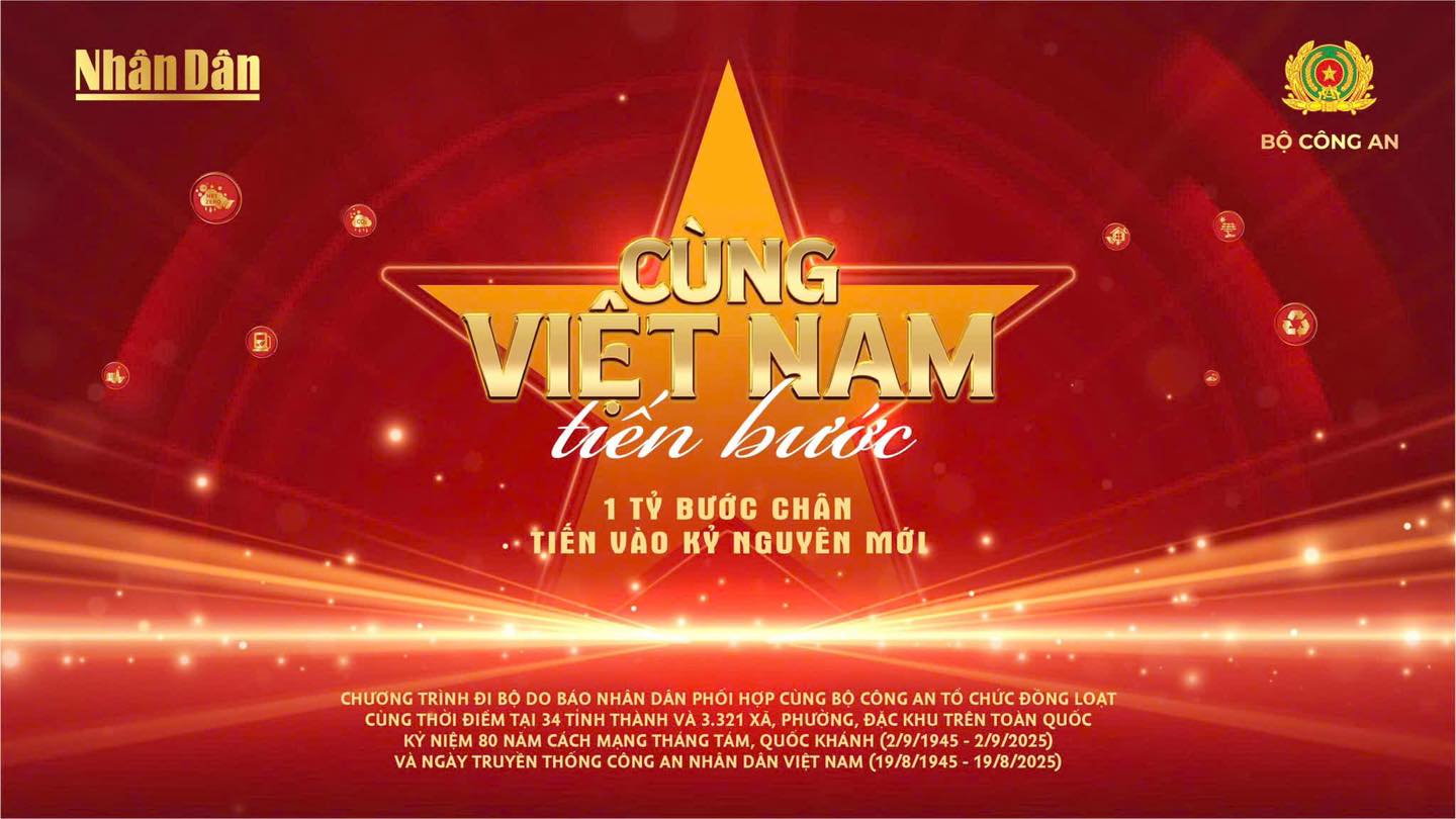 THƯ MỜI THAM GIA SỰ KIỆN ĐI BỘ TOÀN QUỐC “CÙNG VIỆT NAM TIẾN BƯỚC” 