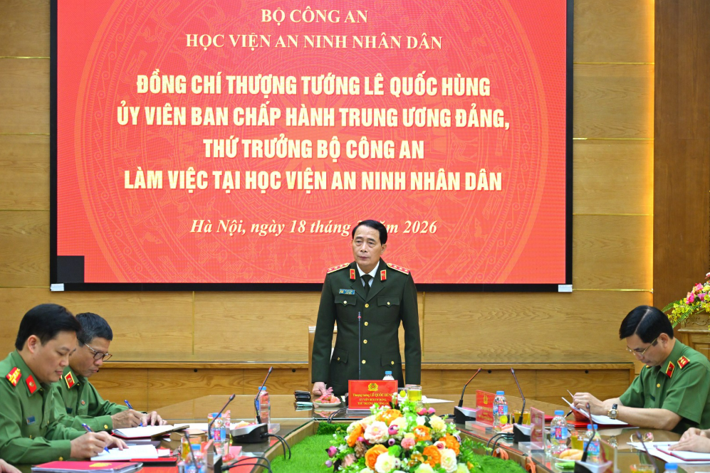 XÂY DỰNG HỌC VIỆN AN NINH NHÂN DÂN TRỞ THÀNH TRUNG TÂM NGHIÊN CỨU KHOA HỌC, LÝ LUẬN AN NINH HÀNG ĐẦU TRONG CÔNG AN NHÂN DÂN
