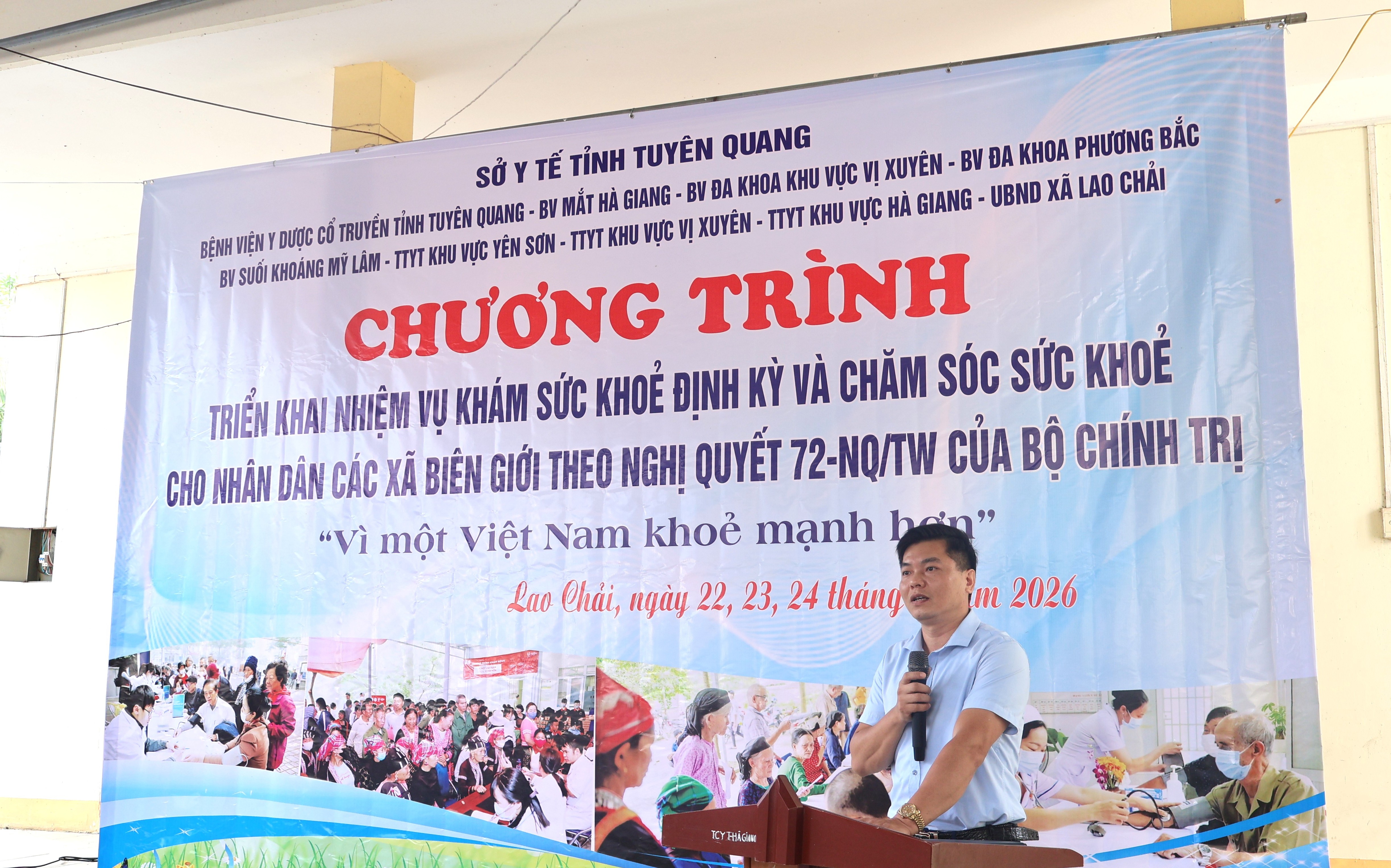 XÃ LAO CHẢI TỔ CHỨC KHÁM SỨC KHỎE TOÀN DÂN VÀ CẤP PHÁT THUỐC MIỄN PHÍ