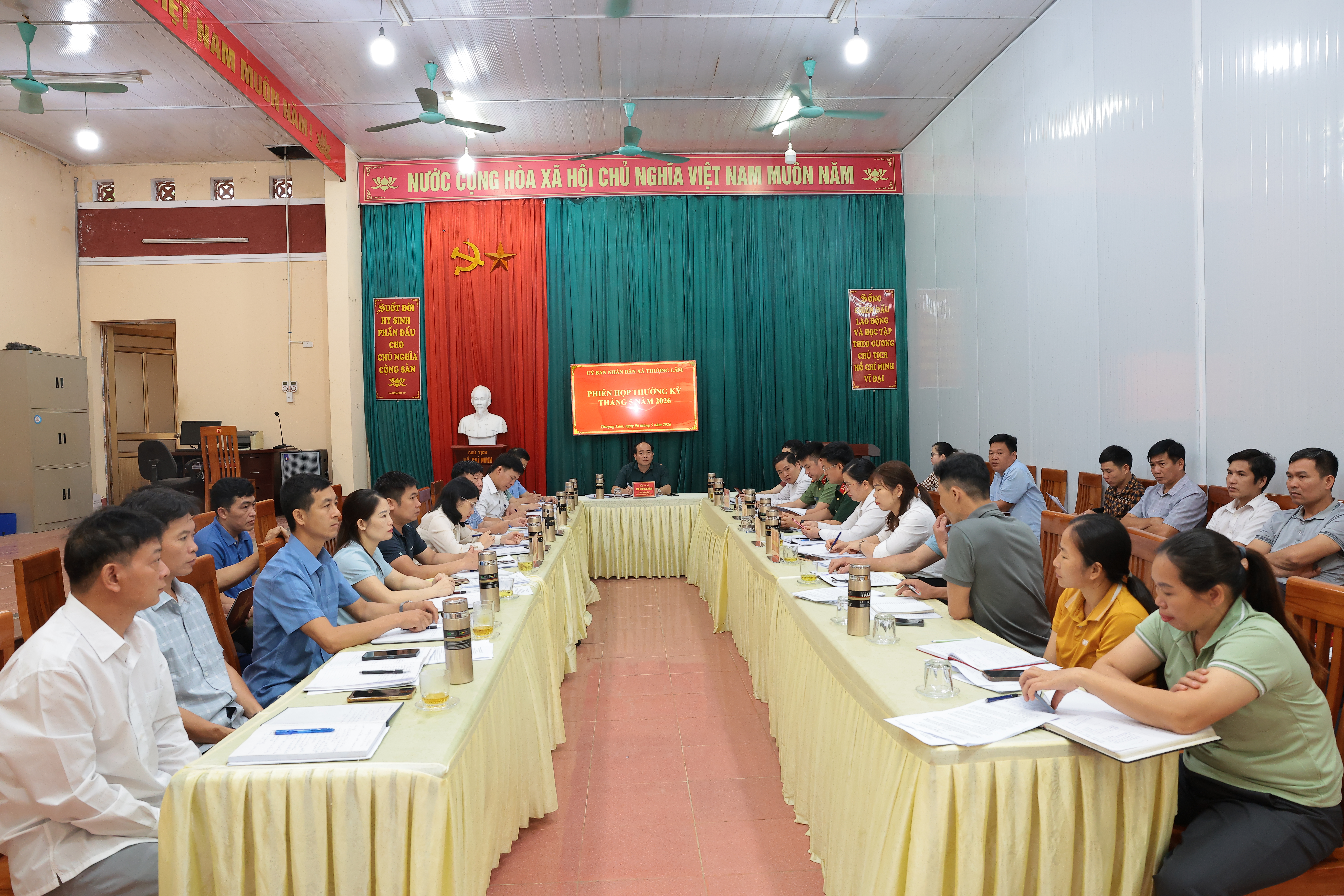 Thượng Lâm tổ chức phiên họp thường kỳ tháng 5/2026, tập trung nhiều nhiệm vụ trọng tâm
