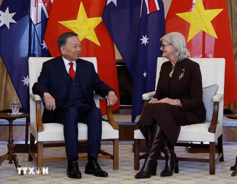 Tổng Bí thư, Chủ tịch nước Tô Lâm hội kiến Toàn quyền Australia