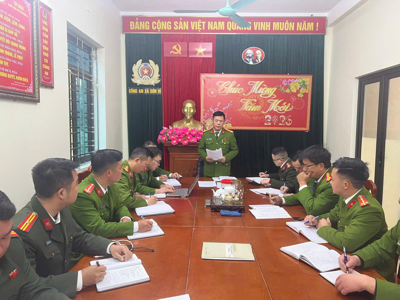 HỘI NGHỊ TRIỂN KHAI KẾ HOẠCH PHỐI HỢP 3 LỰC LƯỢNG BẢO ĐẢM ANTT PHỤC VỤ BẦU CỬ