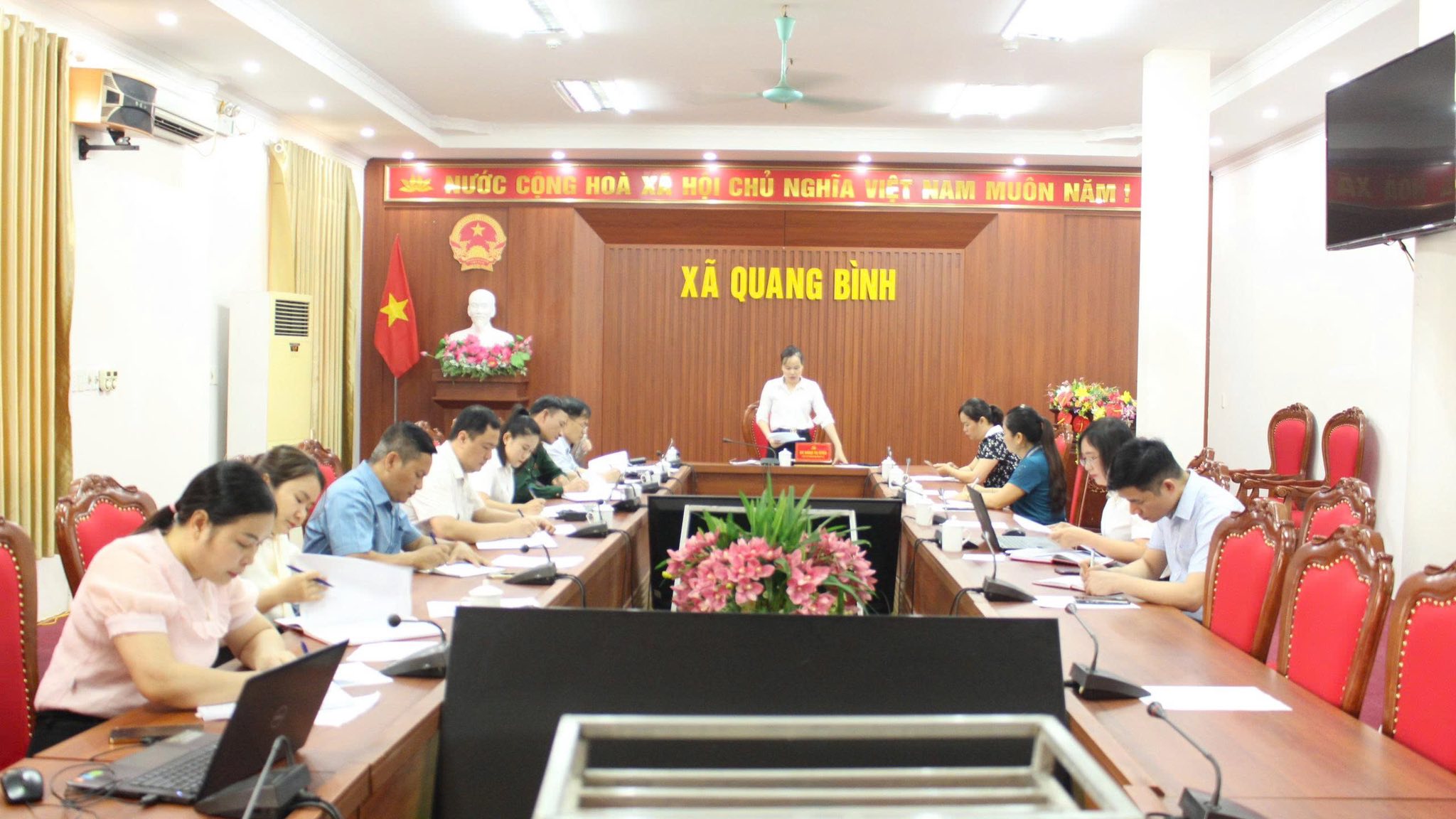 HỘI NGHỊ SƠ KẾT BAN CÔNG TÁC 35 ĐẢNG ỦY; BAN CHỈ ĐẠO QUY CHẾ DÂN CHỦ Ở CƠ SỞ QUÝ I, TRIỂN KHAI NHIỆM VỤ QUÝ II NĂM 2026