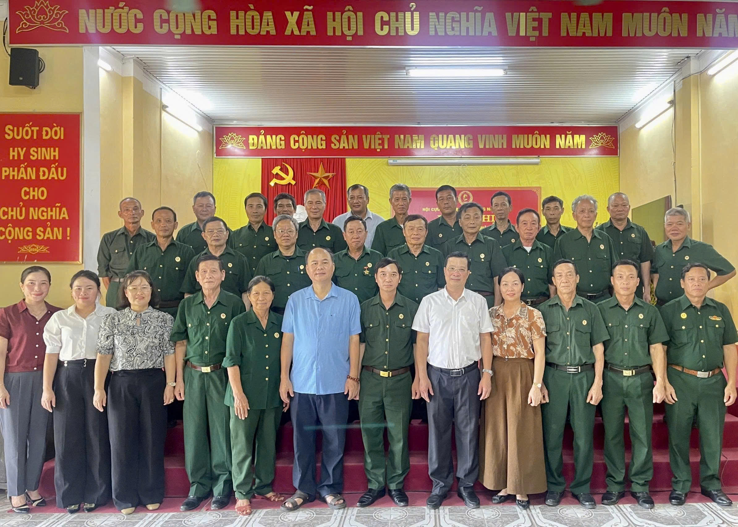 Hội Cựu chiến binh phường Nông Tiến tổ chức Hội nghị Ban Chấp hành nhiệm kỳ 2022 - 2027