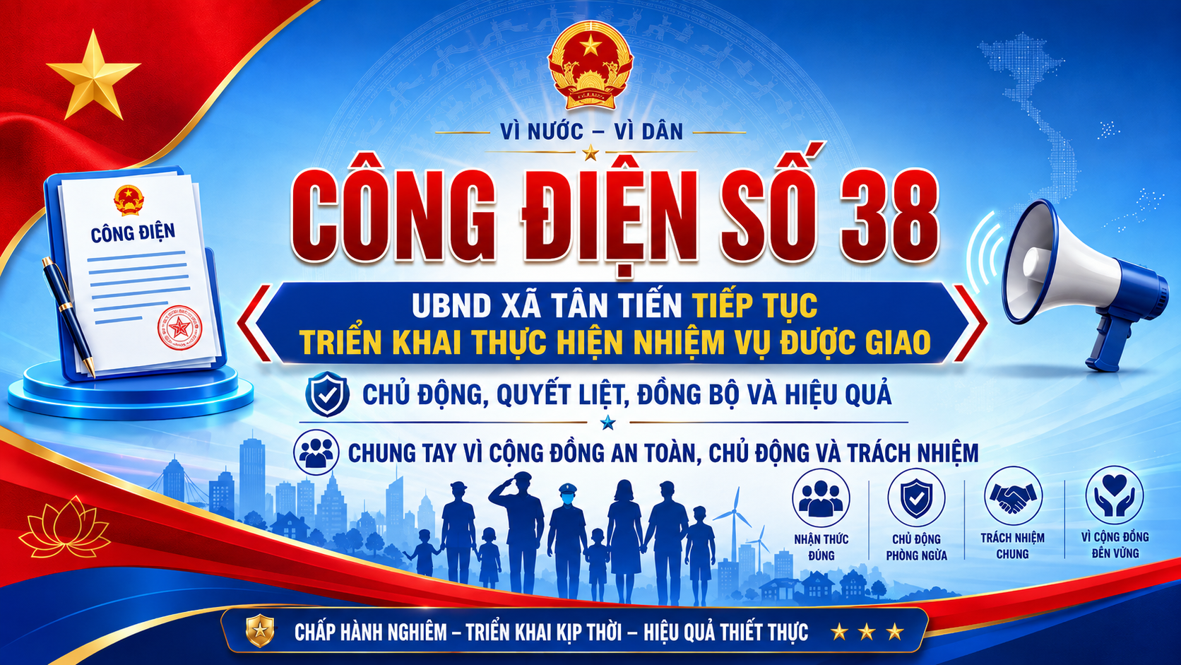 Xã Tân Tiến tăng cường thực hiện Công điện số 38/CĐ-TTg về của Thủ tướng Chính phủ: Về tập trung chỉ đạo thực hiện quyết liệt các giải pháp đấu tranh, ngăn chặn, xử lý hành vi xâm phạm quyền sở hữu trí tuệ