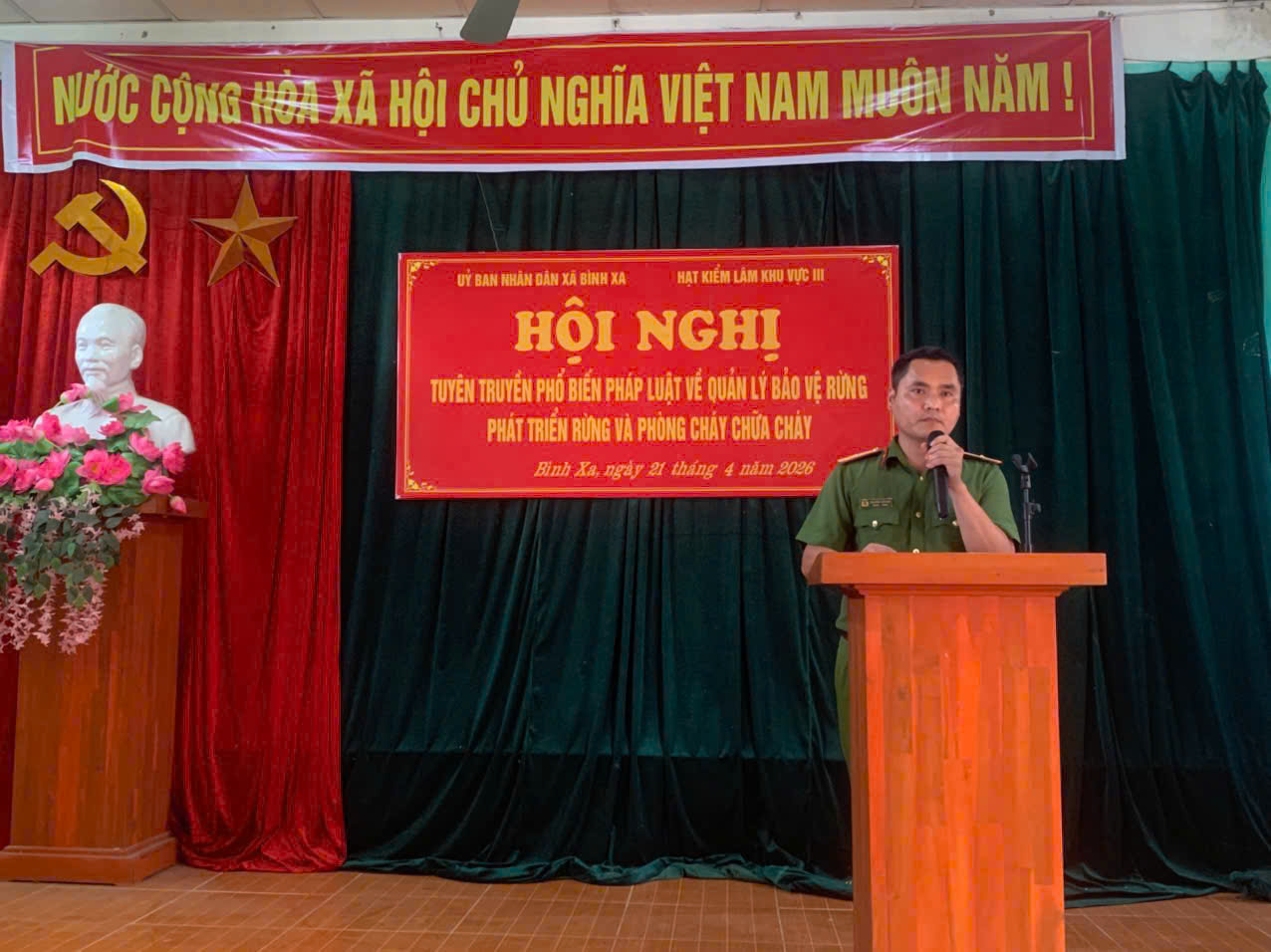 CHUNG TAY PHÒNG CHÁY, CHỮA CHÁY RỪNG MÙA HANH KHÔ