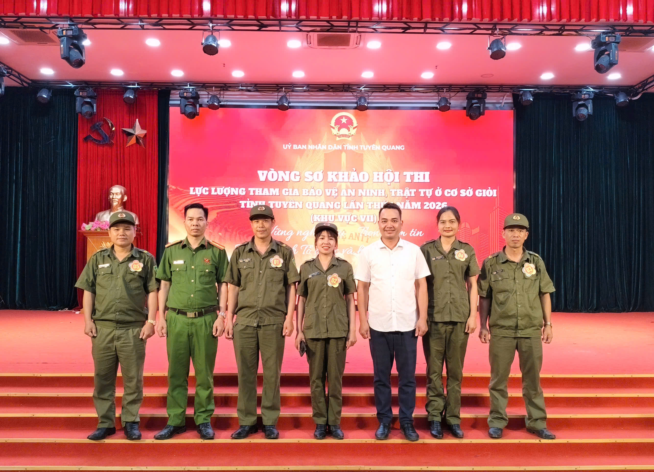 XÃ TÂN MỸ THAM GIA VÒNG SƠ KHẢO HỘI THI LỰC LƯỢNG THAM GIA BẢO VỆ ANTT Ở CƠ SỞ GIỎI NĂM 2026