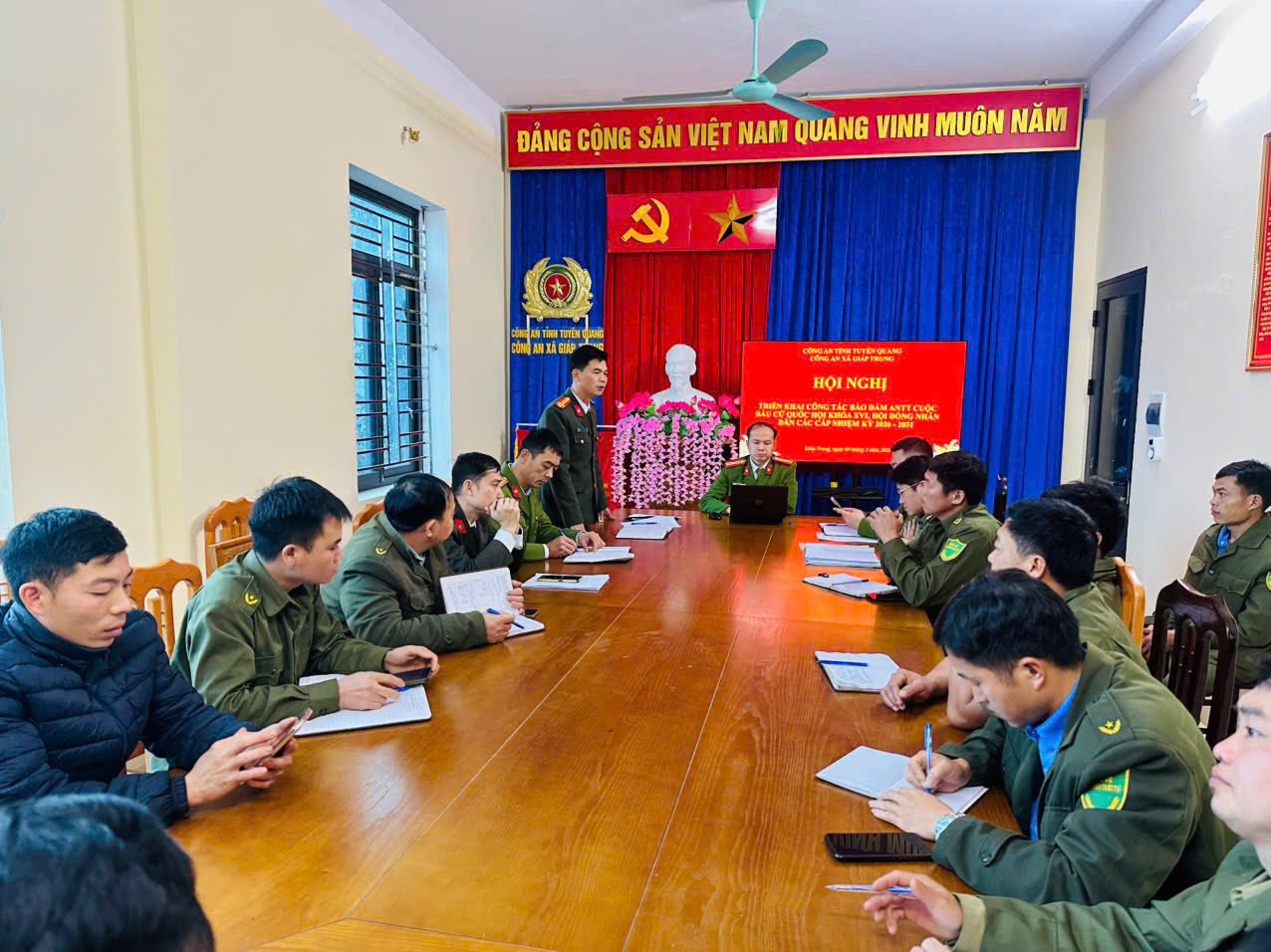 HỘI NGHỊ TRIỂN KHAI CÔNG TÁC BẢO ĐẢM AN NINH TRẬT TỰ PHỤC VỤ BẦU CỬ QUỐC HỘI KHÓA XVI VÀ HĐND CÁC CẤP NHIỆM KỲ 2026–2031