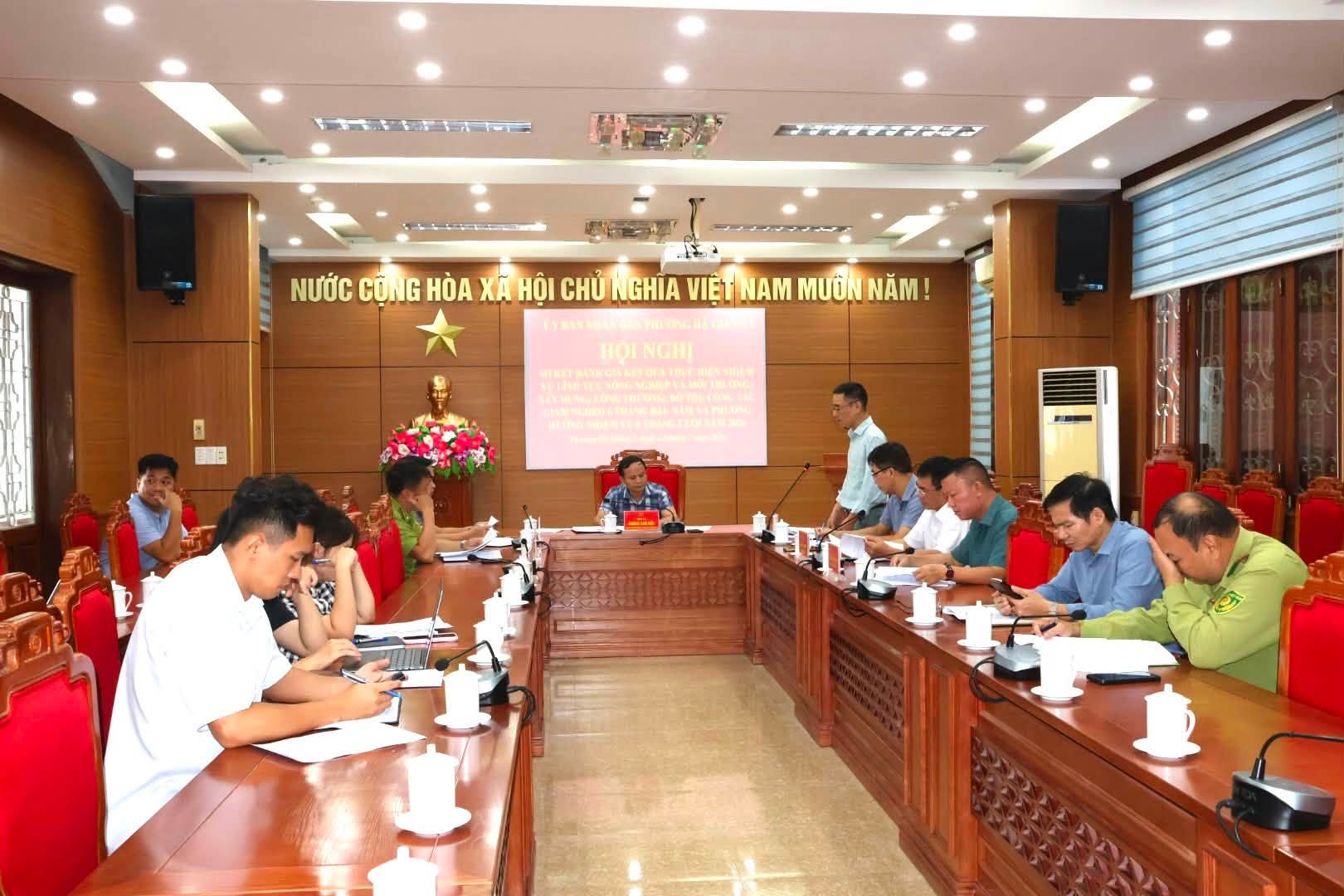 Phường Hà Giang 2 sơ kết công tác lĩnh vực kinh tế, hạ tầng, đô thị và nông nghiệp 6 tháng đầu năm 2026