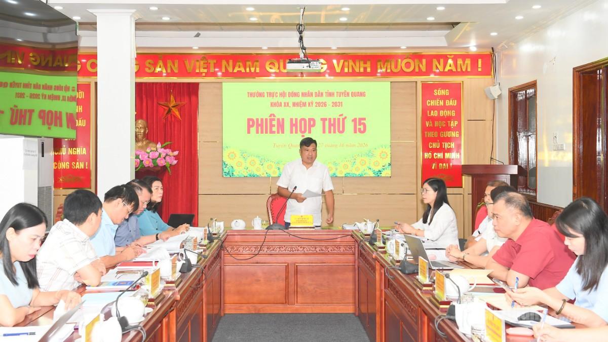 Chuẩn bị tốt các nội dung trình tại Kỳ họp thứ sáu Hội đồng nhân dân tỉnh