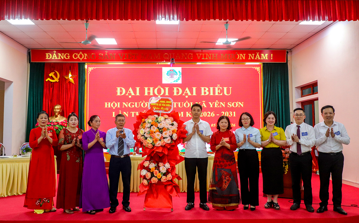 Đại hội Đại biểu Hội người cao tuổi xã Yên Sơn lần thứ I, nhiệm kỳ 2026 - 2031