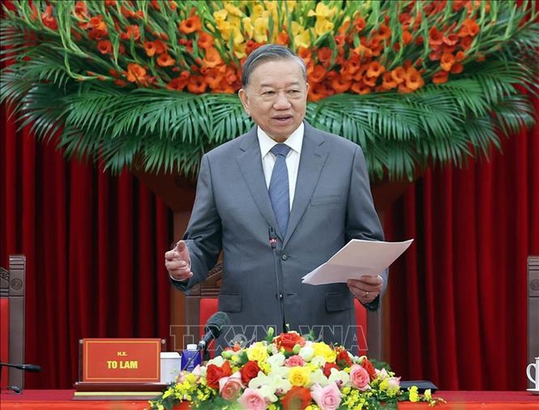 Tổng Bí thư Tô Lâm gửi Thư thăm hỏi, động viên đồng bào, cán bộ, chiến sĩ đang ứng phó, khắc phục hậu quả thiên tai