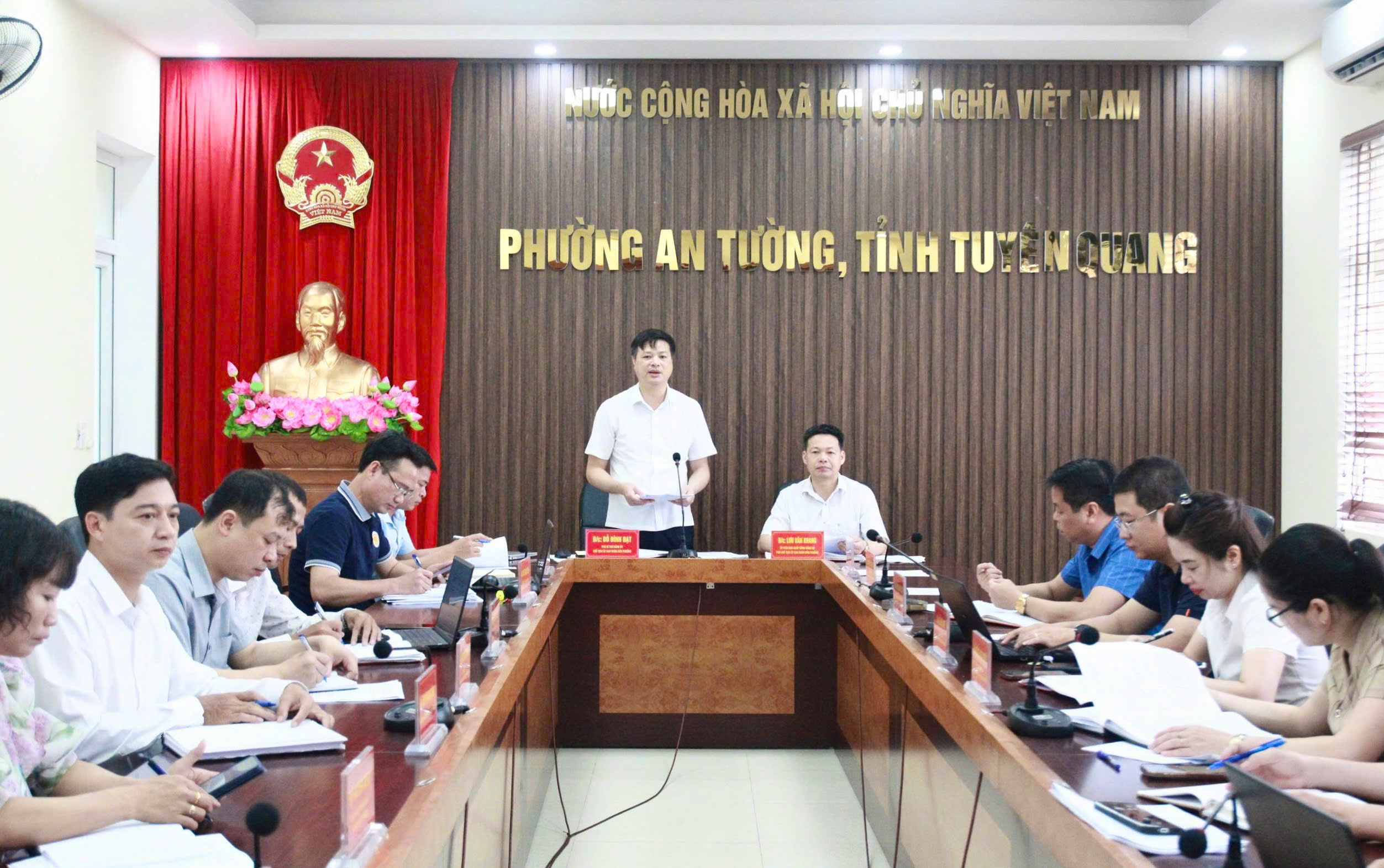 UBND phường An Tường tổ chức phiên họp thường kỳ tháng 5/2026