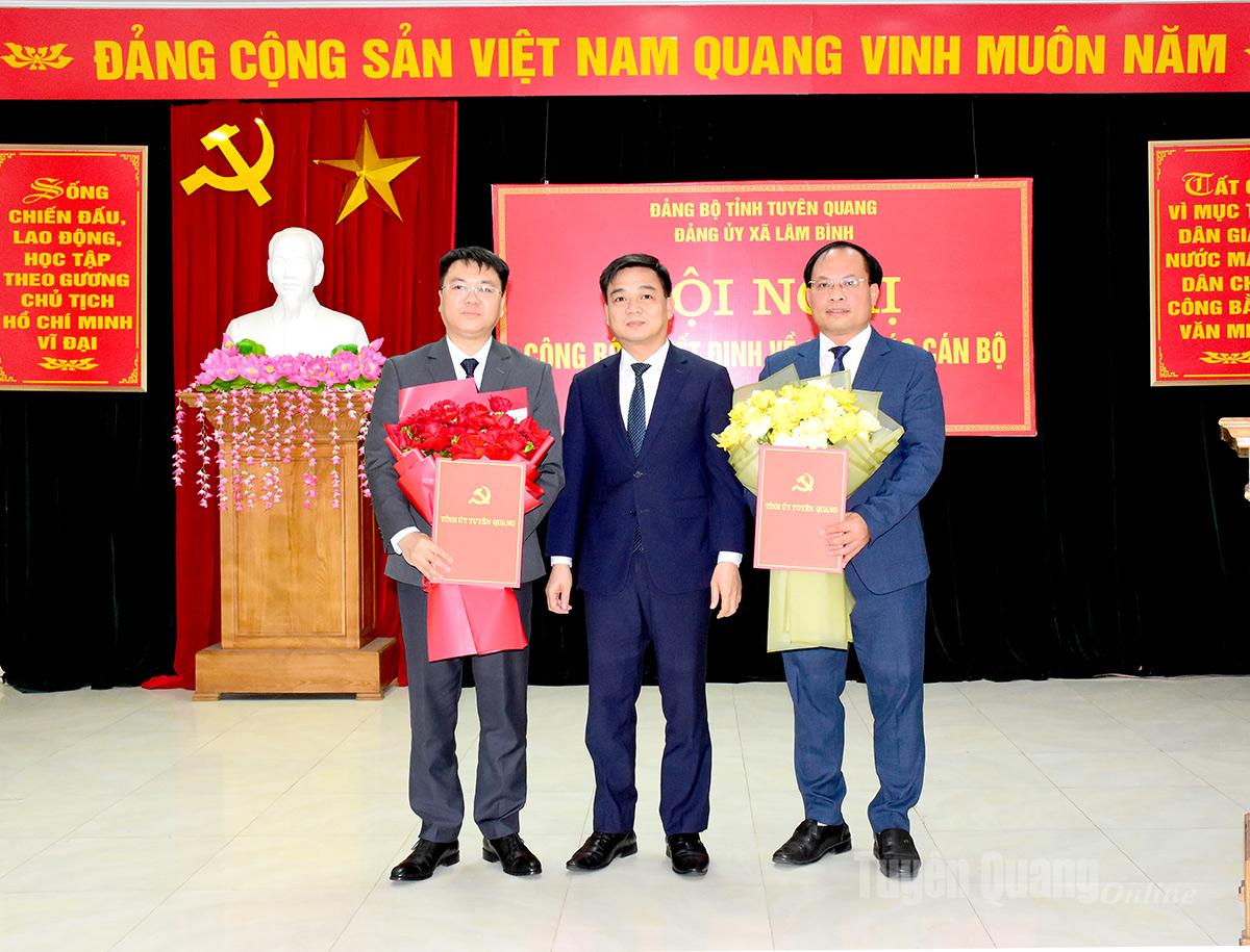 Công bố Quyết định của Ban Thường vụ Tỉnh ủy về công tác cán bộ