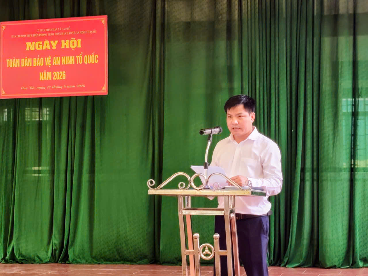 Cao Bồ tổ chức ngày hội toàn dân bảo vệ an ninh Tổ Quốc năm 2026