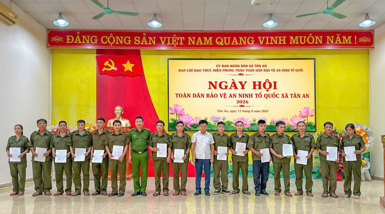 XÃ TÂN AN TỔ CHỨC THÀNH CÔNG NGÀY HỘI TOÀN DÂN BẢO VỆ AN NINH TỔ QUỐC NĂM 2026