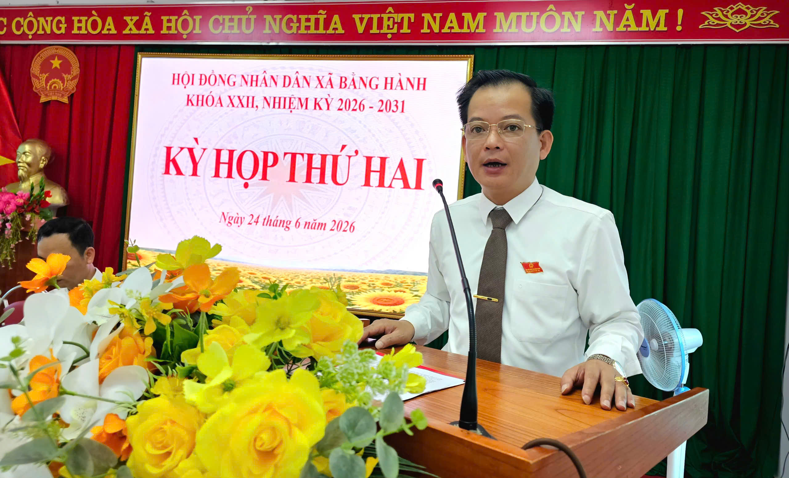HĐND XÃ BẰNG HÀNH TỔ CHỨC KỲ HỌP THỨ 2, KHÓA XXII, NHIỆM KỲ 2026 - 2031