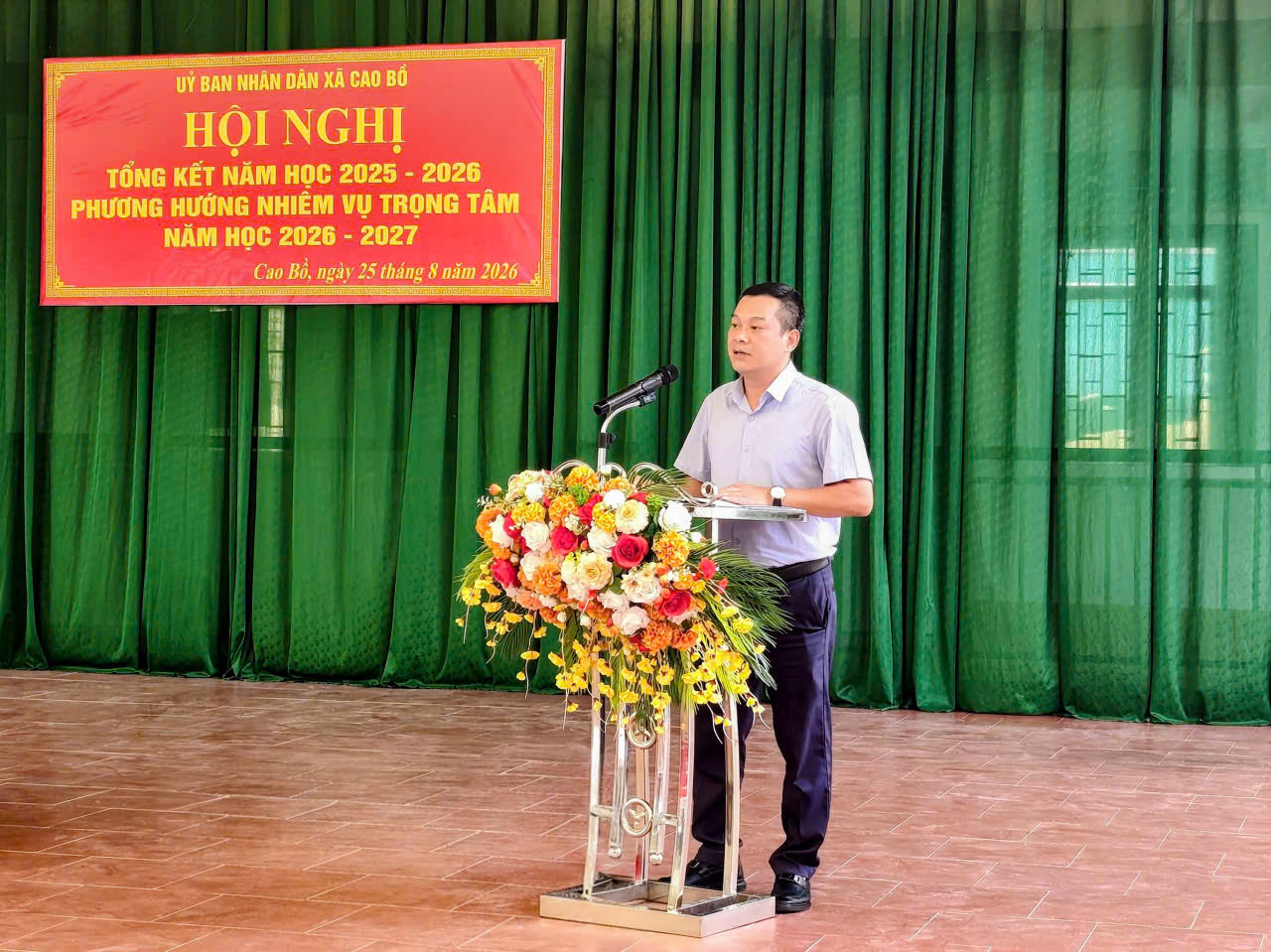 Cao Bồ tổng kết năm học 2025–2026, triển khai nhiệm vụ năm học mới