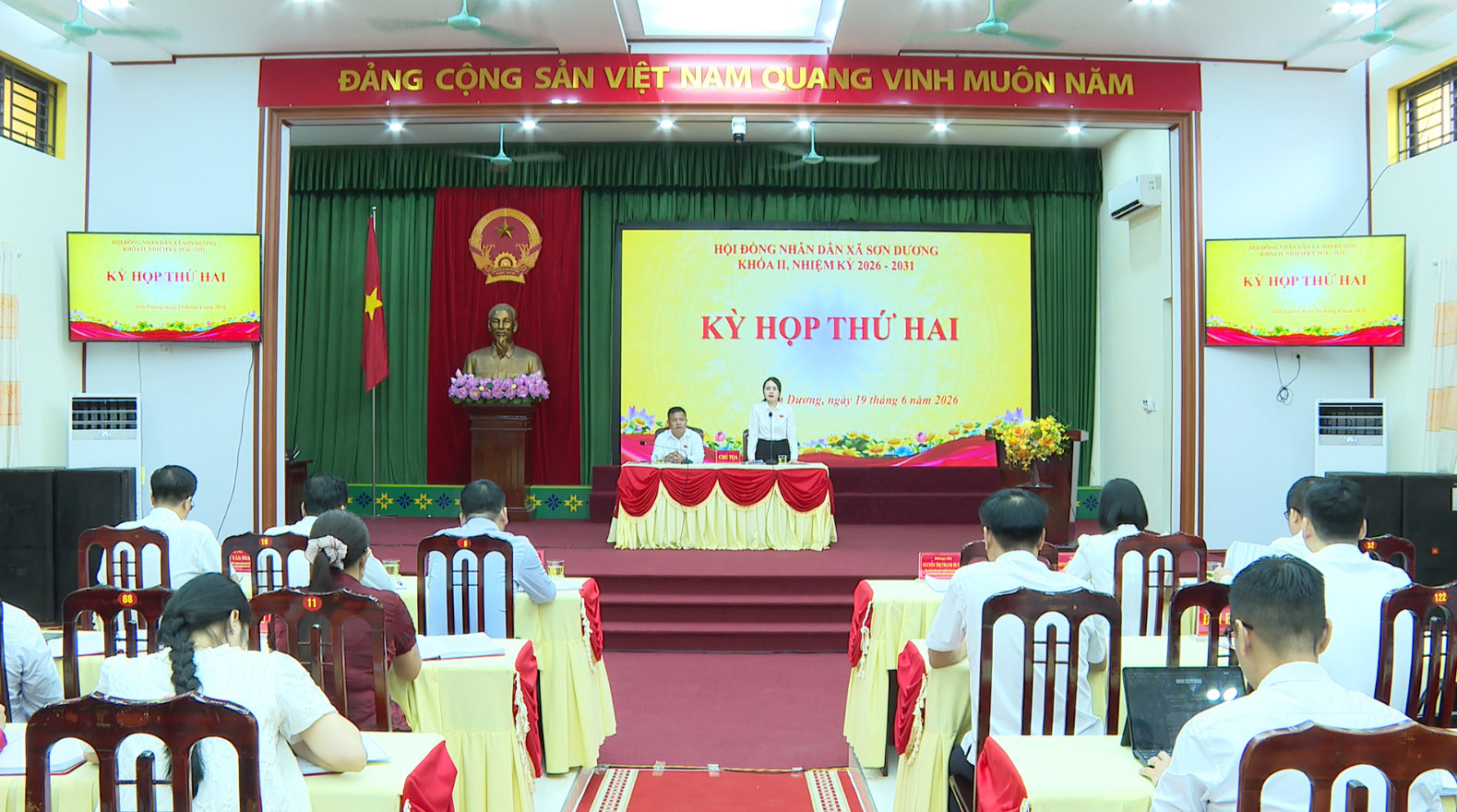 HĐND xã Sơn Dương tổ chức Kỳ họp thứ Hai, khóa II, nhiệm kỳ 2026 – 2031